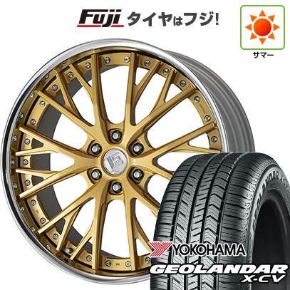 【新品国産車用 6穴139.7車】 夏タイヤ ホイール4本セット 265/40R22 ヨコハマ ジオランダー X-CV G057 WORK ワーク LS バサラ SUV 22インチ