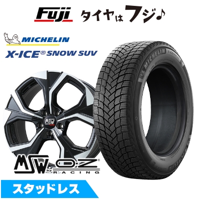 【新品】輸入車用 ジャガー Fペイス スタッドレスタイヤ ホイール4本セット 255/55R19 ミシュラン エックスアイス スノー SUV MSW 43 8J 19インチ