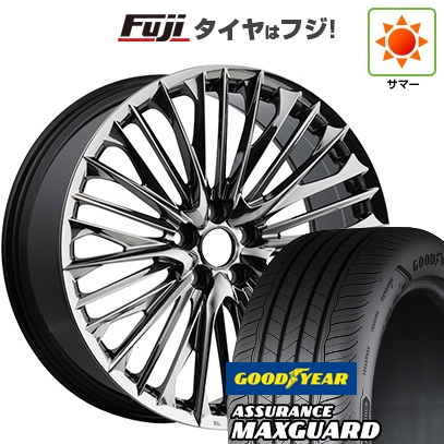 ASSURANCE - 【新品国産車用5穴114.3】 | 夏タイア 車輪4本仕掛ける | 225/45R19 | Assurance Maxguard(押さえる) | WALD ヴァルド ジェニュインライン F-001 19in 夏タイヤ、ホイールセット-車、バイク、自転車