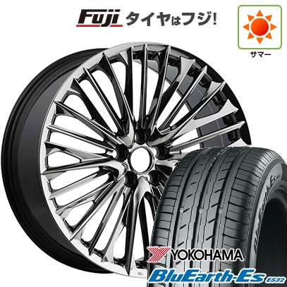 【新品国産車用5穴100】 | 夏タイヤ ホイール4本セット | 225/35R19 | ヨコハマ ブルーアース ES32 | WALD ヴァルド ジェニュインライン F-001 | 7.5J 19インチ