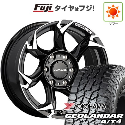 【新品国産車用 6穴139.7車】 夏タイヤ ホイール4本セット 35X12.5R17 ヨコハマ ジオランダー A/T4 G018 RBL ヴァルド ボルサリノ V11-C SUV 17インチ