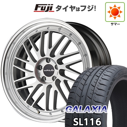 【新品国産車用5穴114.3】 | 夏タイヤ ホイール4本セット | 245/40R21 | ギャラクシア SL116(限定) | WALD ヴァルド トスカ 2P T22-C | 21インチ