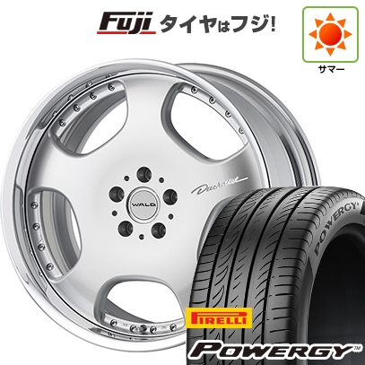 【新品国産車用5穴114.3】 | 夏タイヤ ホイール4本セット | 245/35R20 | ピレリ パワジー | WALD ヴァルド ドゥシャトレ 2P D22-C | 20インチ