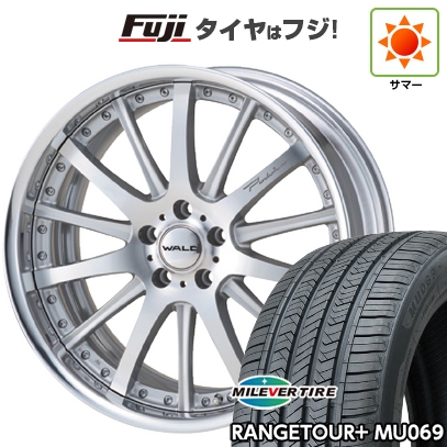【新品国産車用5穴114.3】 | 夏タイヤ ホイール4本セット | 245/35R21 | ミレバー レンジツアープラスMU069（限定） | ポルトフィーノ 2P P12-C | 21インチ