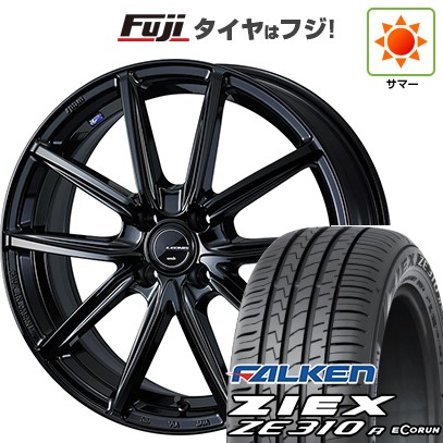 ZIEX 【新品国産車用 4穴100車】 夏タイヤ ホイール4本セット 195