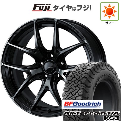 【新品国産車用 5穴114.3車】 夏タイヤ ホイール4本セット 225/65R17 BFグッドリッチ オールテレーンT/A KO3 RBL WEDS ウェッズスポーツ SA-01R 17インチ