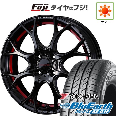 BluEarth 【新品国産車用 4穴100車】 夏タイヤ ホイール4本セット 185 