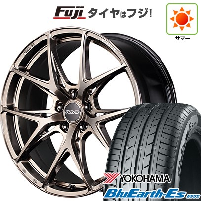 新品国産車用 5穴100車 夏タイヤ ホイール4本セット 225/40R18 ヨコハマ ブルーアース ES32 RAYS レイズ ベルサス クラフトコレクション VV21S (XIJ) 18インチ