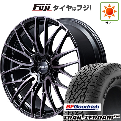 新品国産車用 5穴114.3車 夏タイヤ ホイール4本セット 225/60R18 BFグッドリッチ トレールテレーンT/A ORBL RAYS ホムラ 2X10BD BLACK CLEAR EDITION 18インチ