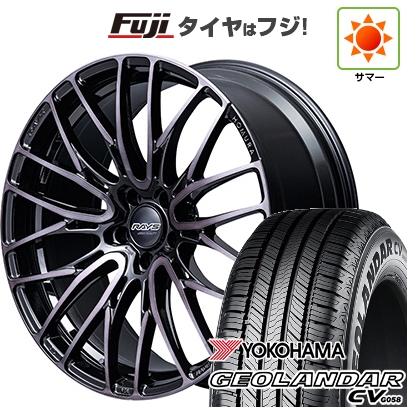 【新品国産車用5穴114.3】 | 夏タイヤ ホイール4本セット | 235/55R18 | ジオランダー CV G058 | ホムラ 2X10BD BLACK CLEAR EDITION 18インチ
