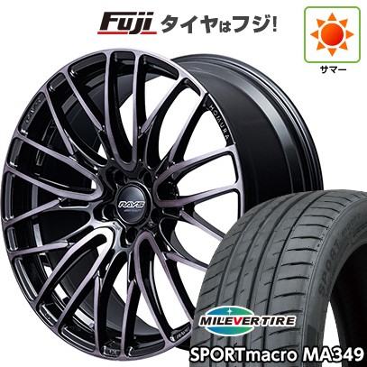 新品国産車用 5穴100 夏タイヤ ホイール4本セット 215/35R19 ミレバー 