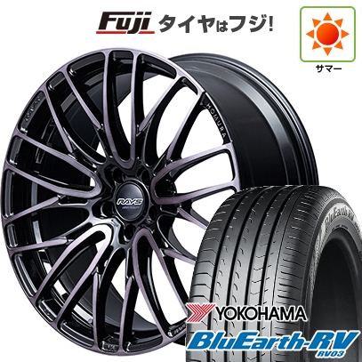 BluEarth - はち切れる引き請ける付き添い人 新品国産車用5穴100 | 夏タイア 車輪4本仕掛ける | 225/40R19 | 青碧地びた RV-03 | ホムラ 2X10BD BLACK CLEAR EDITION 19in タイヤ、ホイール-車、バイク、自転車