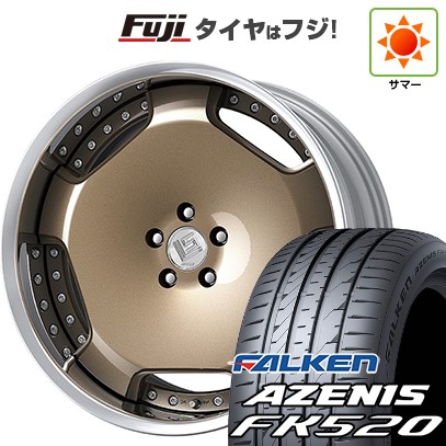 【新品国産車用 5穴114.3車】 夏タイヤ ホイール4本セット 245/35R21 ファルケン アゼニス FK520L WORK ワーク LS アダマス 21インチ