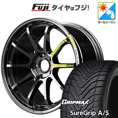 【新品国産車用5穴100】 | オールシーズンタイヤ ホイール4本セット | 225/40R18 | グリップマックス Sure Grip AS | RAYS 57NR LIMITED 18インチ
