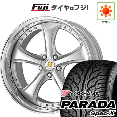 【新品国産車用 5穴114.3車】 夏タイヤ ホイール4本セット 235/55R20 ヨコハマ PARADA Spec-X WORK ワーク VS VS-KF# 20インチ