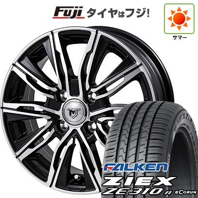 【新品国産車用4穴100】 | 夏タイヤ ホイール4本セット | 185/55R15 | ファルケン ジークス ZE310R エコラン(限定) | モンツァ JPスタイル MJ-X | 15インチ