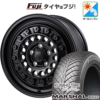【新品国産車用5穴114.3】 | オールシーズンタイヤ ホイール4本セット | 215/60R17 | マーシャル MH22(限定) | モンツァ HI-BLOCK ターマー | 7.5J 17インチ