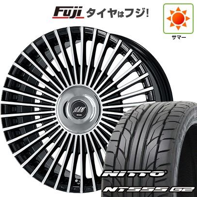 【パンク保証付き】新品 40系アルファード/ヴェルファイア用 夏タイヤ ホイール4本セット 245/40R21 ニットー NT555 G2 WORK イミッツ シュトラール 21インチ