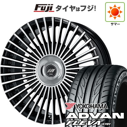 【新品国産車用 5穴114.3車】 夏タイヤ ホイール4本セット 225/35R20 ヨコハマ アドバン フレバV701 WORK ワーク イミッツ シュトラール 20インチ