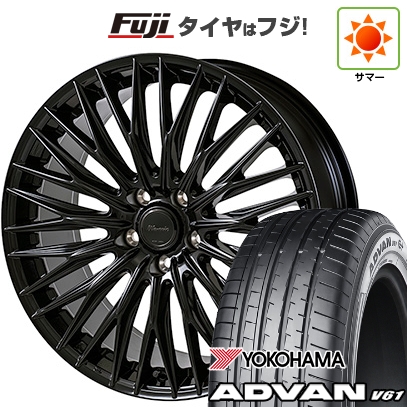 【新品国産車用5穴114.3】 | 夏タイヤ ホイール4本セット | 235/55R20 | ヨコハマ アドバン V61 | モンツァ ワーウィック クライヴァー | 20インチ