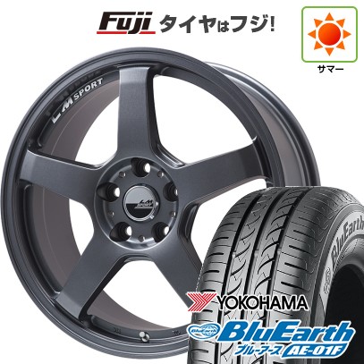 【新品 軽自動車】ソリオ ハスラー 夏タイヤ ホイール4本セット 165/70R14 ヨコハマ ブルーアース AE-01F レアマイスター LMスポーツLM-05R 14インチ