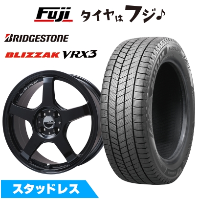 【新品国産車用 5穴100車】 スタッドレスタイヤ ホイール4本セット 215/55R17 ブリヂストン ブリザック VRX3 レアマイスター LMスポーツ LM-05R 7J 17インチ