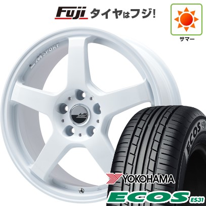 日本製 【新品 軽自動車】N-BOX タント 夏タイヤ ホイール4本セット 165/55R15 ヨコハマ エコス ES31 レアマイスター LMスポーツLM-05R 15インチ
