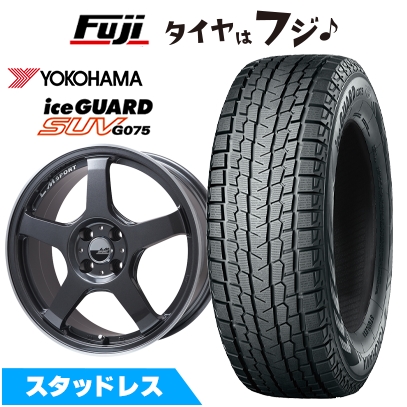 新品国産車用 5穴114.3車 スタッドレスタイヤ ホイール4本セット 235/70R16 ヨコハマ アイスガード SUV G075 レアマイスター LMスポーツ LM-05R 6.5J 16インチ