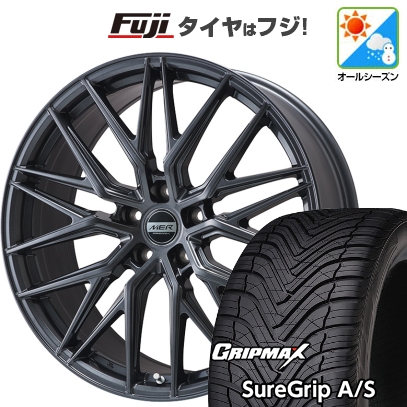 新品国産車用5穴114.3 | オールシーズンタイヤ ホイール4本セット | 225/55R19 | シュアグリップ A/S | プレミックス MER XMESH ディープグレー | 8J 19インチ
