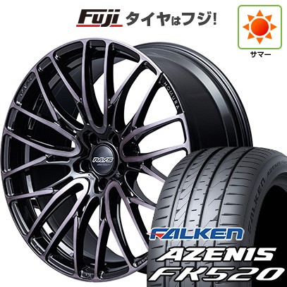 【新品国産車用 5穴114.3車】 夏タイヤ ホイール4本セット 225/45R18 ファルケン アゼニス FK520L RAYS レイズ ホムラ 2X10BD BLACK CLEAR EDITION 18インチ