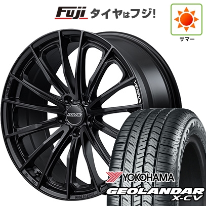 GEOLANDAR - 【新品国産車用5穴114.3】 | 夏タイア 銀輪4本仕かける | 235/55R19 | ジオランダー X-CV G057 | RAYS ヴォウジェ SE 19in