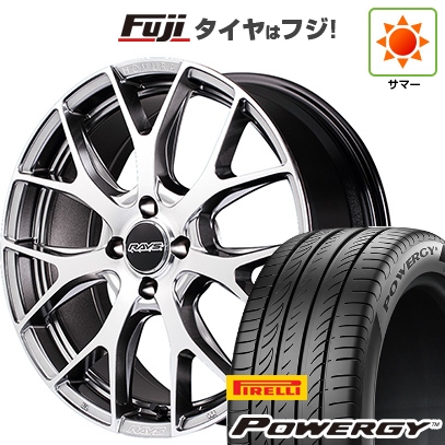 【新品】オーラ 夏タイヤ ホイール4本セット 205/50R17 ピレリ パワジー RAYS レイズ ホムラ 2X7FT 17インチ