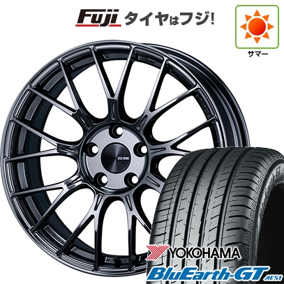 OPEN COUNTRY - 【新品国産車用 5穴114.3車】 夏タイア 車輪4本仕掛ける 225/45R18 ヨコハマ 青碧地びた GT AE51 ENKEI エンケイ PFM1 LIMITED EDITION 18in 夏タイヤ、ホイールセット-タイヤ、ホイール-自動車