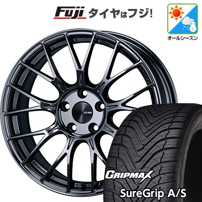 【新品国産車用 5穴114.3車】 オールシーズンタイヤ ホイール4本セット 215/50R18 GRIP MAX シュアグリップ A/S(限定) ENKEI PFM1 LIMITED EDITION 18インチ