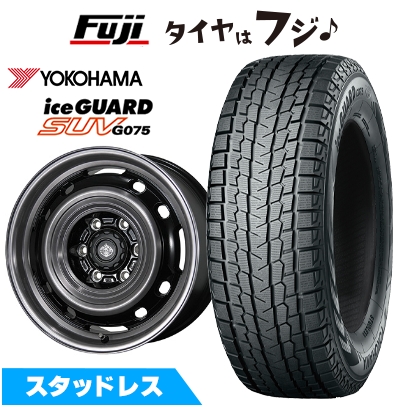アイスガード SUV G075 - 【新品】ランクル300/ランクル250 スタッドレスタイヤ 銀輪4本仕かける 265/65R18 ランドフット XFG トヨタ車専用 7.5J 18in