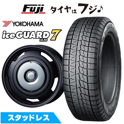 【新品】シトロエンC3 2017- スタッドレスタイヤ ホイール4本セット 205/55R16 アイスガード7 IG70 COLLECTIVE-LINE ビター(限定)6.5J 16インチ