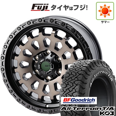 新品 ランクル250 夏タイヤ ホイール4本セット 265/70R18 BFグッドリッチ ALL TERRAINT/A KO3 RWL 4X4 エアージー ヴァルカン GhostEdition 8.5J 18インチ