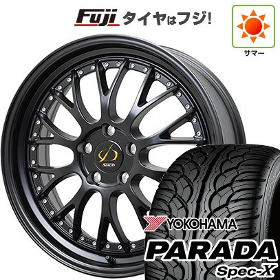 PARADA Spec-X 【新品国産車用 5穴114.3車】 夏タイヤ ホイール4本 