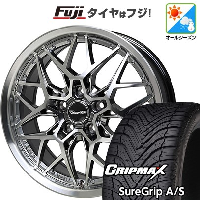 【新品国産車用 5穴114.3車】 オールシーズンタイヤ ホイール4本セット 215/45R18 GRIP MAX シュアグリップ オールシーズン(限定) プレシャス アストM5 18インチ