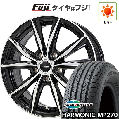 【新品国産車用5穴114.3】 | 夏タイヤ ホイール4本セット | 195/65R15 | ミレバー ハーモニック MP270(限定) |  ヴァレット スティング | 15インチ