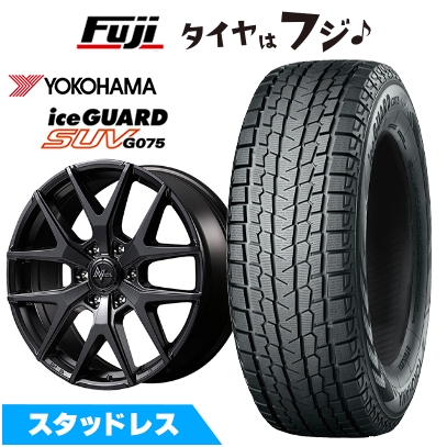 【新品】ランクル250 スタッドレスタイヤ ホイール4本セット ヨコハマ アイスガード SUV G075 265/60R20 MID WHEELS NITRO POWER M62 トマホーク 8J 20インチ