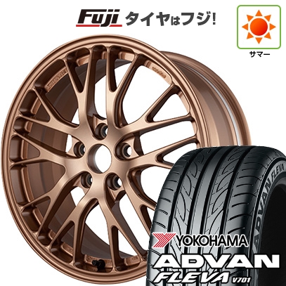 ADVAN - 【新品国産車用 5穴100車】 夏タイア 車輪4本仕掛ける 215/40R18 ヨコハマ 居住地ヴァン フレバV701 ブリヂストン ポテンザ RW007 18in 夏タイヤ、ホイールセット-タイヤ、ホイール