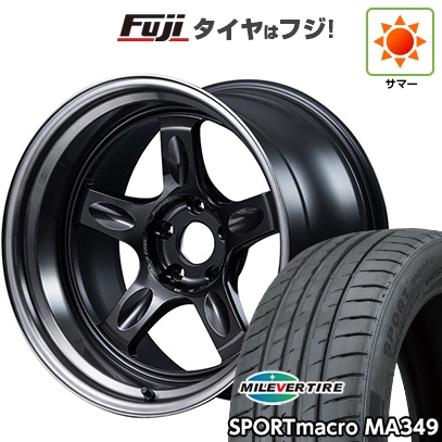 【新品国産車用5穴114.3】 | 夏タイヤ ホイール4本セット | 225/40R18 | ミレバー MA349 | RAYS レイズ ボルクレーシング 21C spec-PW | 8.5J 18インチ
