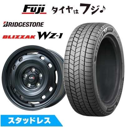 【新品国産車用 5穴100車】 スタッドレスタイヤ ホイール4本セット 195/65R15 ブリヂストン ブリザック WZ-1 レアマイスター LMG OFF-STYLE 2 6J 15インチ