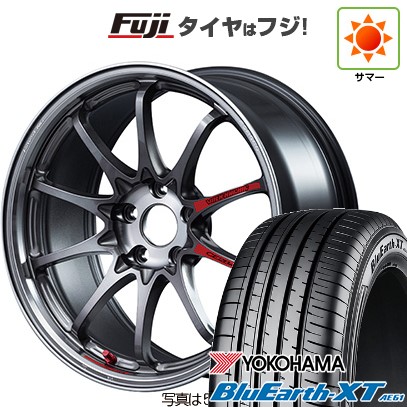 【新品国産車用 5穴114.3車】 夏タイヤ ホイール4本セット 215/50R18 ヨコハマ ブルーアース XT AE61 RAYS レイズ ボルクレーシング CE28N-plus SL 18インチ