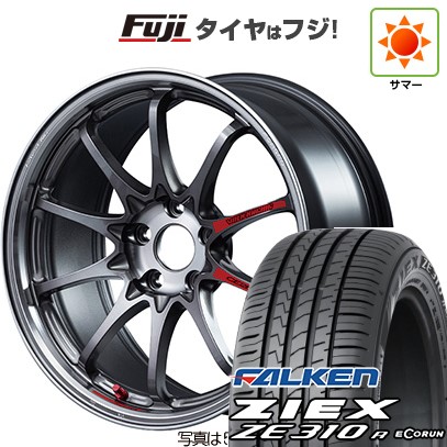 新品国産車用 5穴114.3車 夏タイヤ ホイール4本セット 225/55R18 ファルケン ジークス ZE310R エコラン(限定) RAYS ボルクレーシング CE28N-plus SL 18インチ