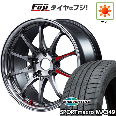 【新品国産車用5穴114.3】 | 夏タイヤ ホイール4本セット | 225/40R18 | ミレバー MA349 | RAYS レイズ ボルクレーシング CE28N-plus SL | 8J 18インチ
