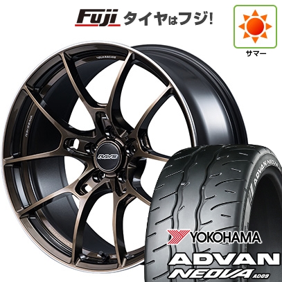 【新品】シビック タイプR(FL5) | 夏タイヤ ホイール4本セット | 265/35R18 | アドバン ネオバAD09 | G025 SZ EDITION | 9.5J 18インチ