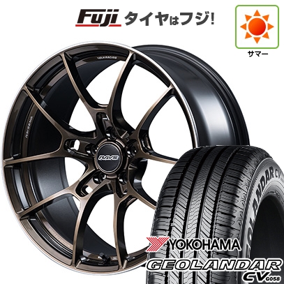 【新品国産車用5穴114.3】 | 夏タイヤ ホイール4本セット | 235/55R19 | ヨコハマ ジオランダー CV G058 | G025 SZ EDITION | 19インチ
