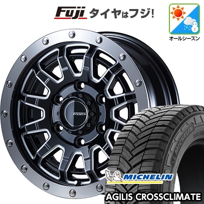 【新品】ハイエース200系 オールシーズンタイヤ ホイール4本セット 195/80R15 108/106S ミシュラン アジリス クロスクライメート エセックス EX-15 15インチ